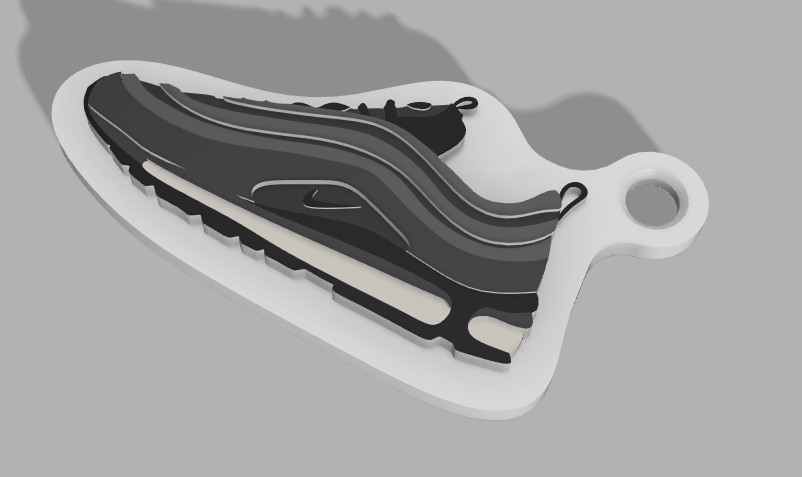 Nike 97 Keychain