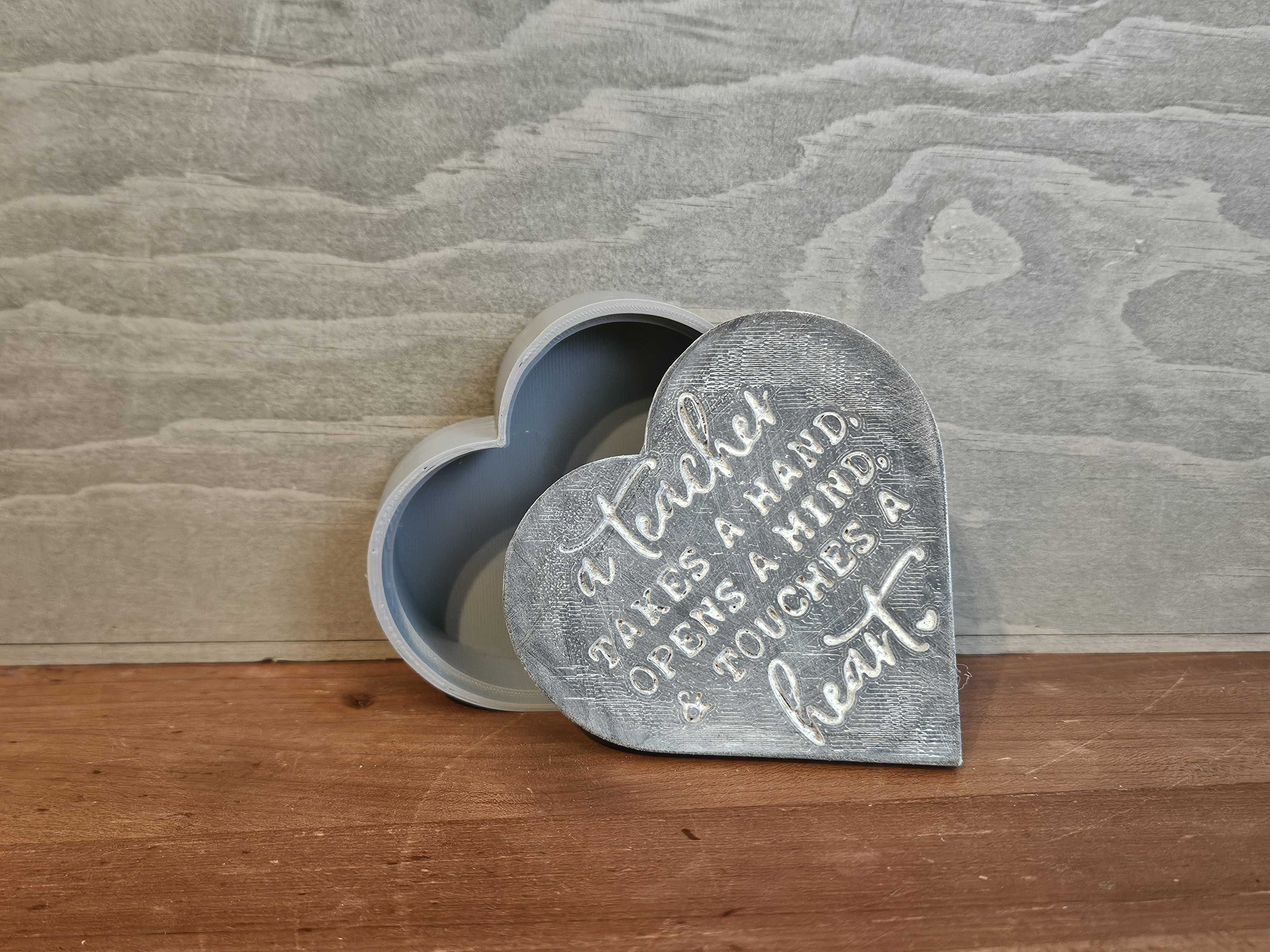 Teacher Heart Box — miniatura 2