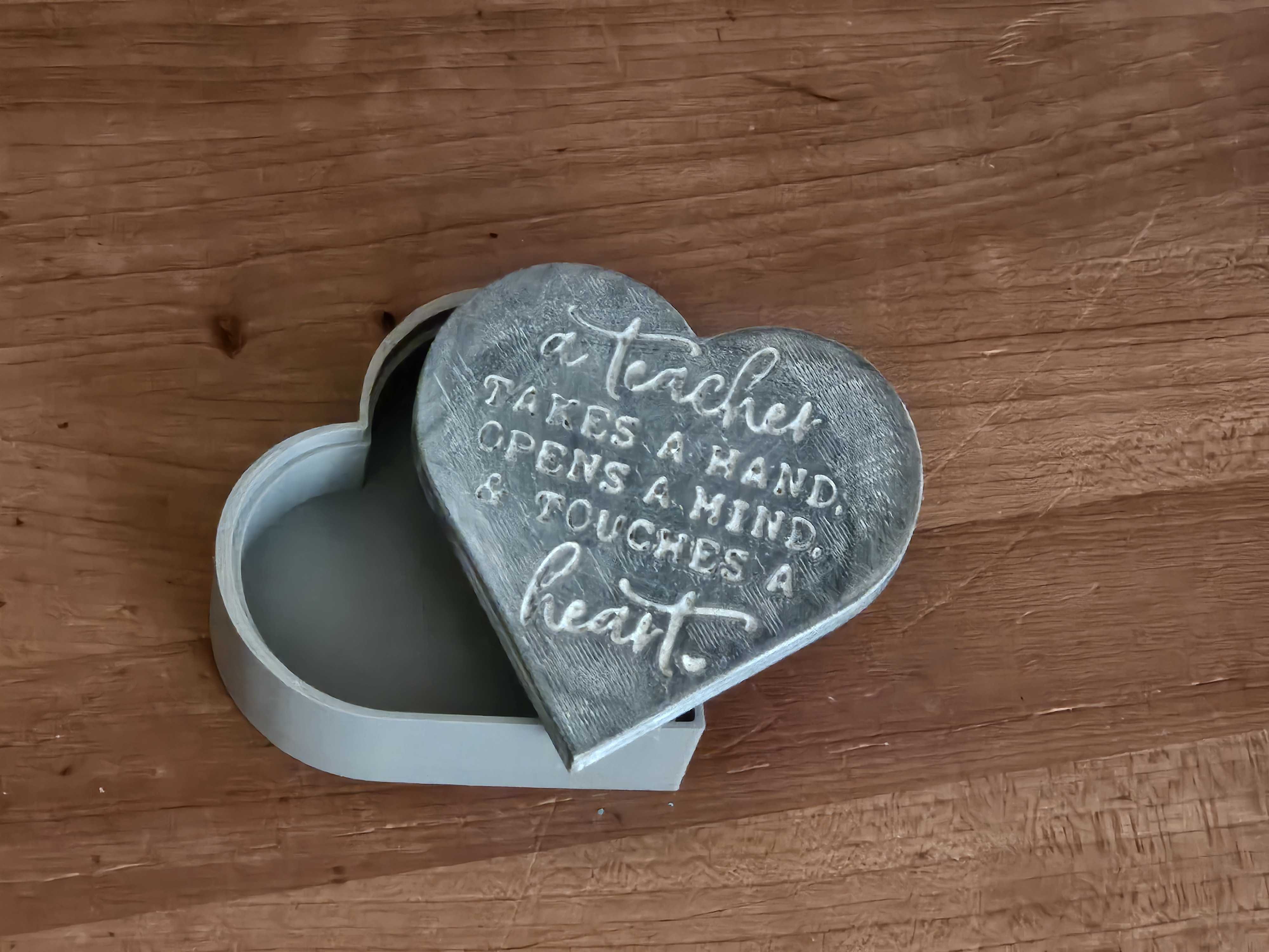 Teacher Heart Box
