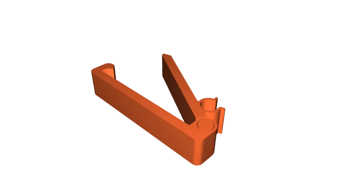 Guitar Cable Clip for Strap by Nick, Download free STL model