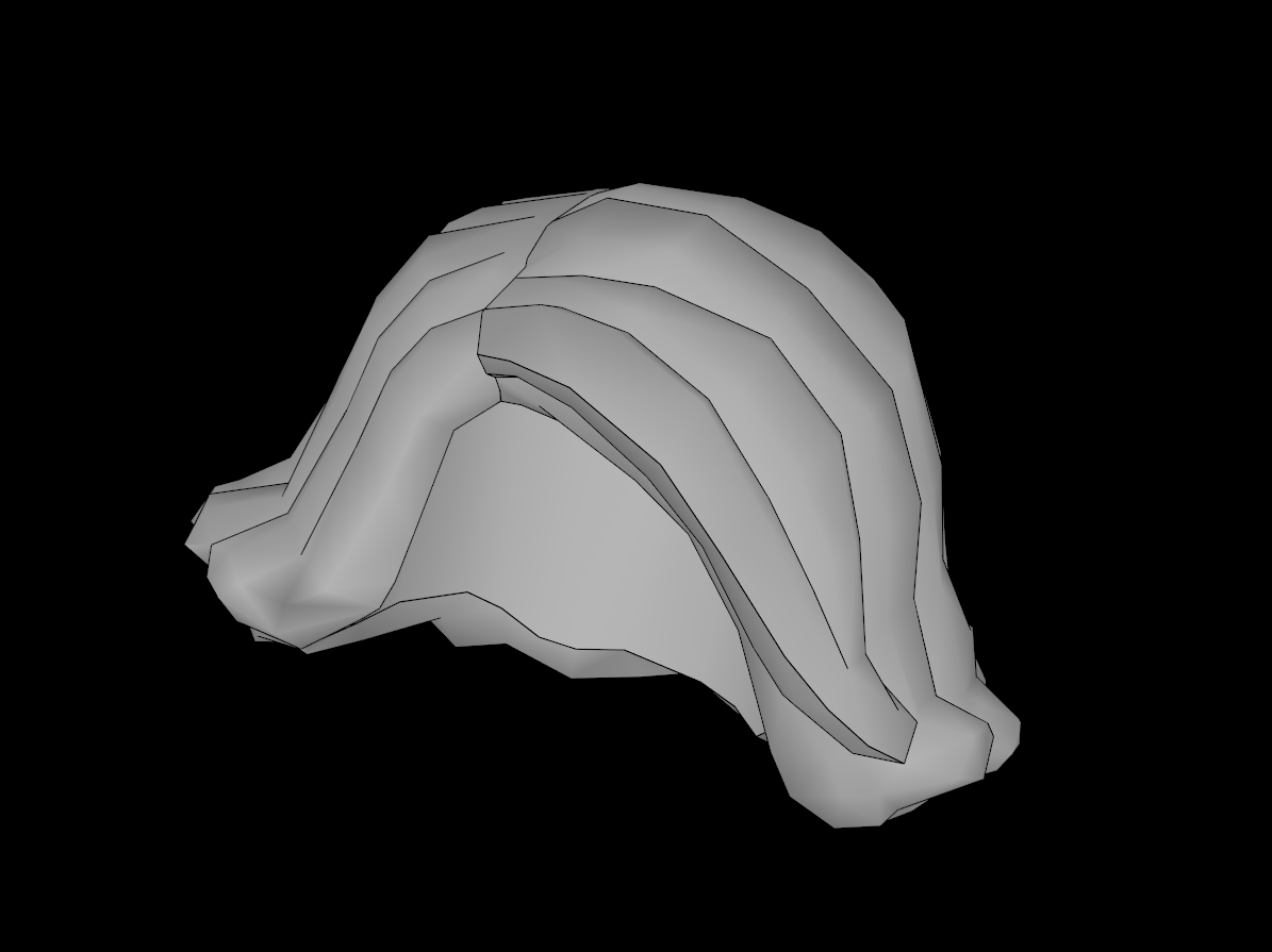 Lego Compatible (20877.dat) Minifig Hair Female Short Swept Sideways