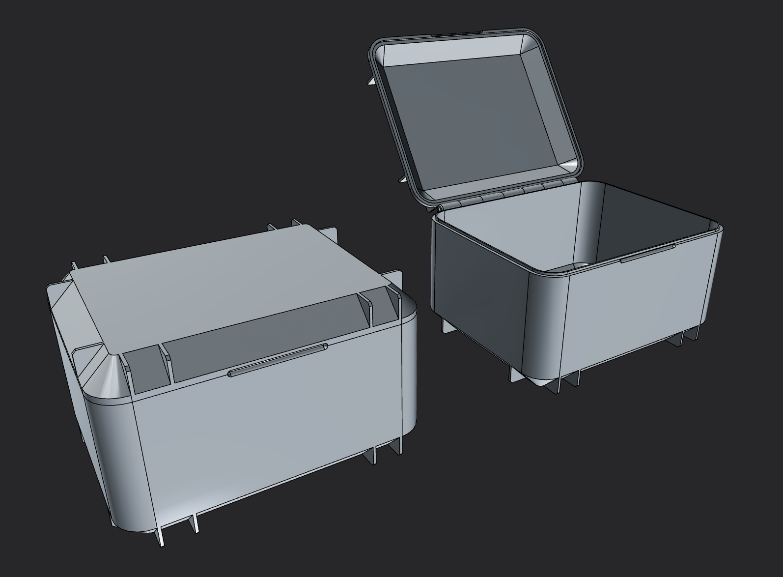 Hinged box (.step included)