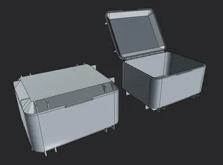 Hinged box (.step included)