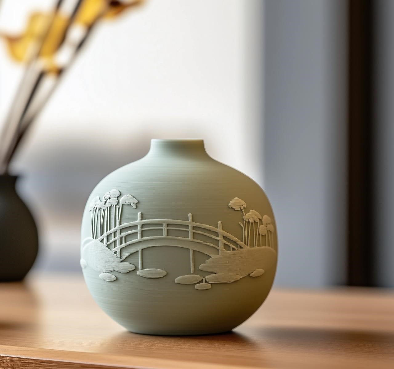 Japanese Bridge Vase