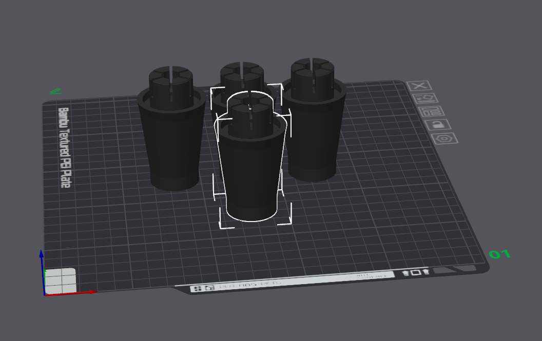 P1S/P1P and X1C elevated feet