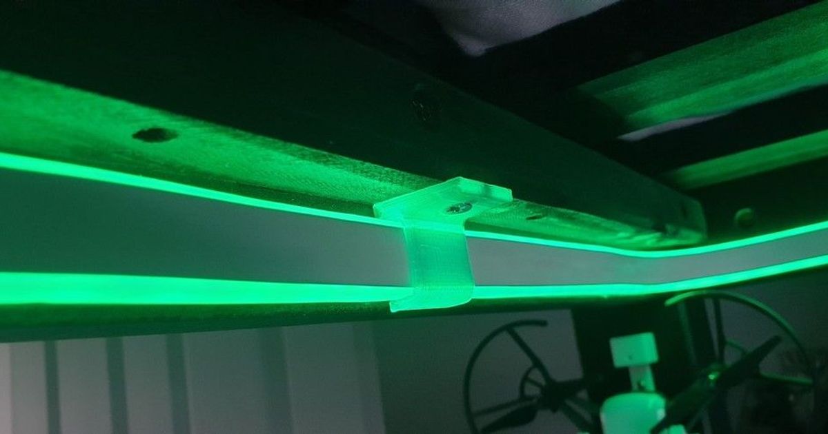 Neon LED Silicon Clip Mount by RamjetX