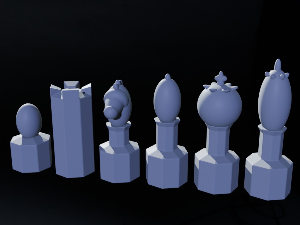 chess cube oval