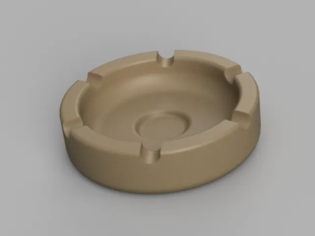 Ashtray circular design