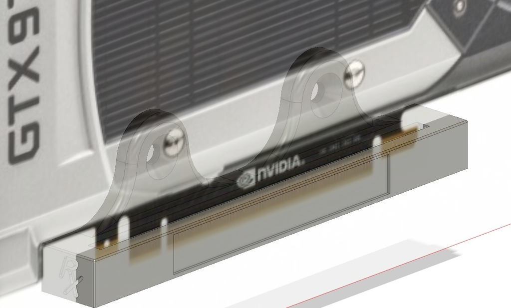 RamjetX PCIE GPU Wall Mount