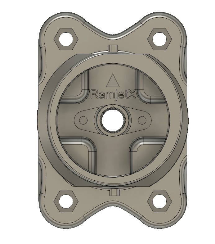 RamjetX Thrustmaster T300 T500 TX TSPC 70mm Hub Adaptor (90 degree
