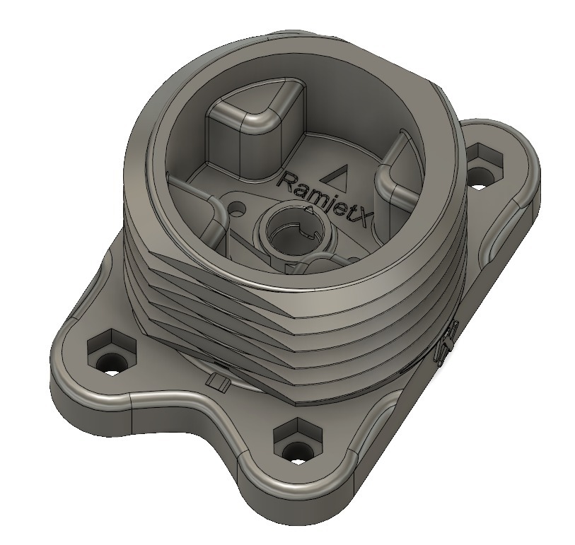 RamjetX Thrustmaster T300 T500 TX TSPC 70mm Hub Adaptor (90 degree