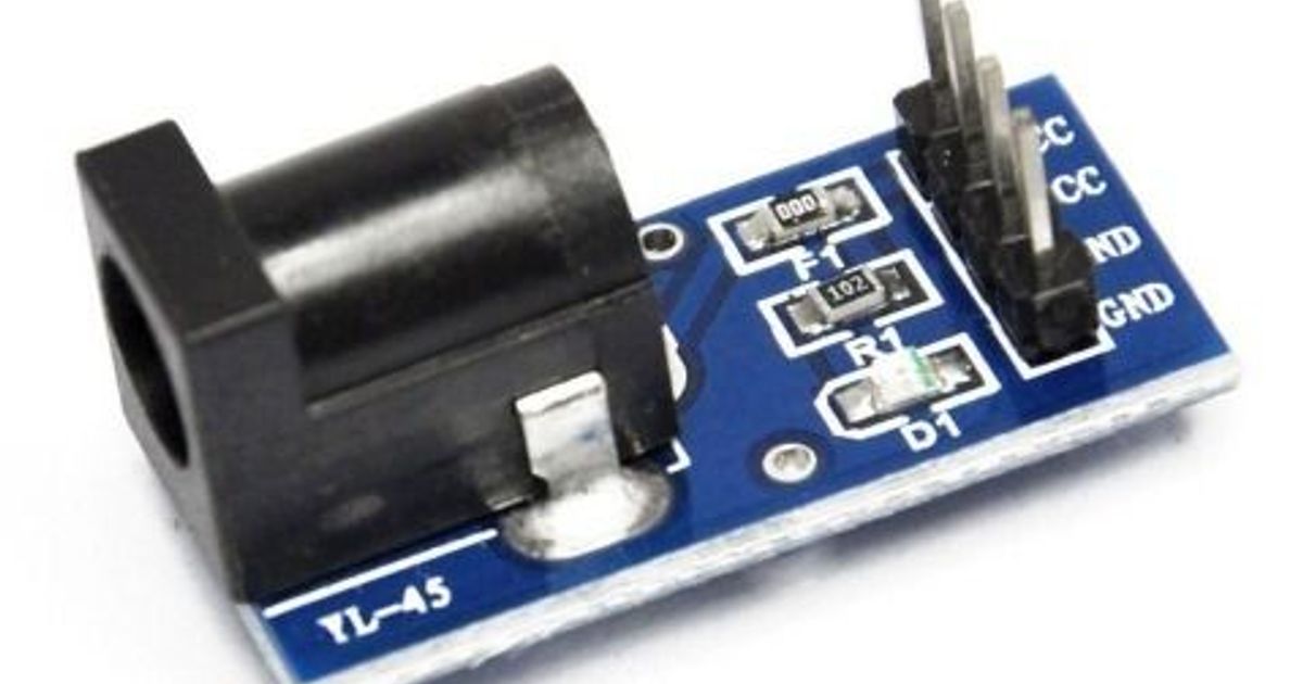 RamjetX DC Jack to Pin Module Case for Arduino by RamjetX | Download ...
