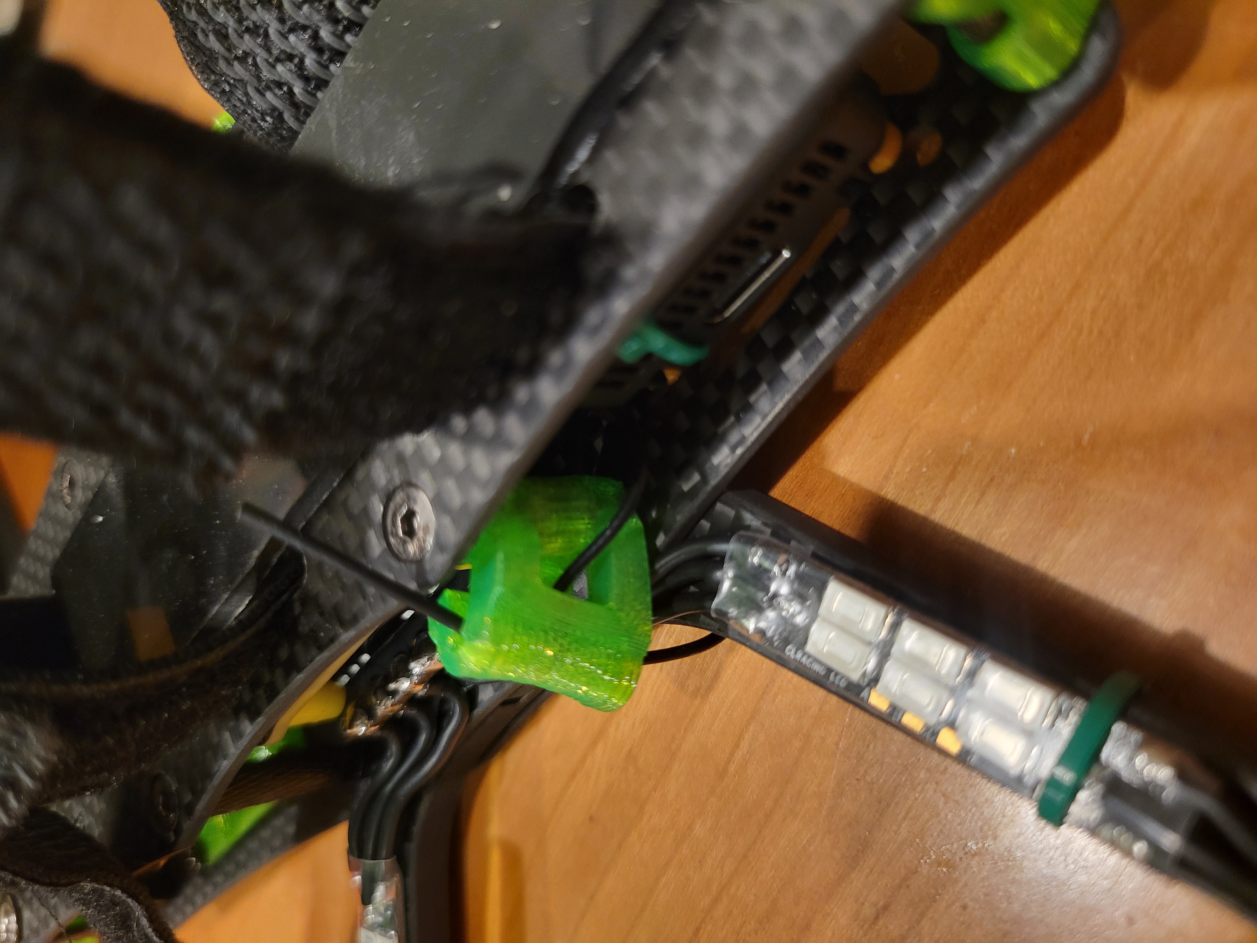 ELRS T antenna folding standoff mount