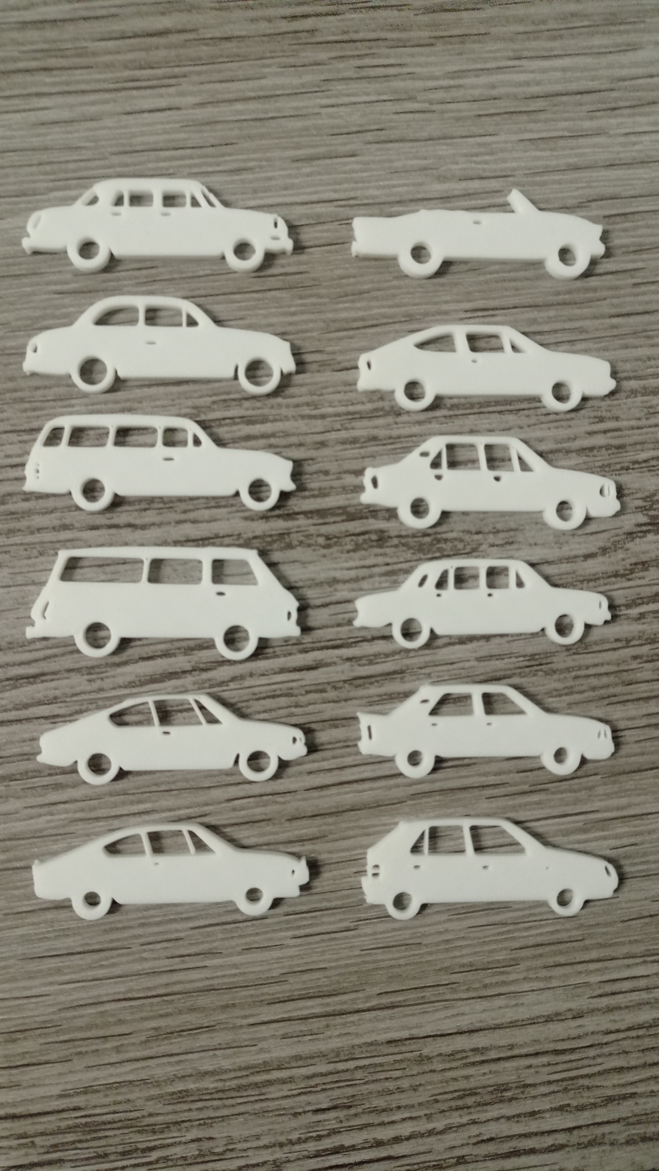 Old Skoda cars keychains