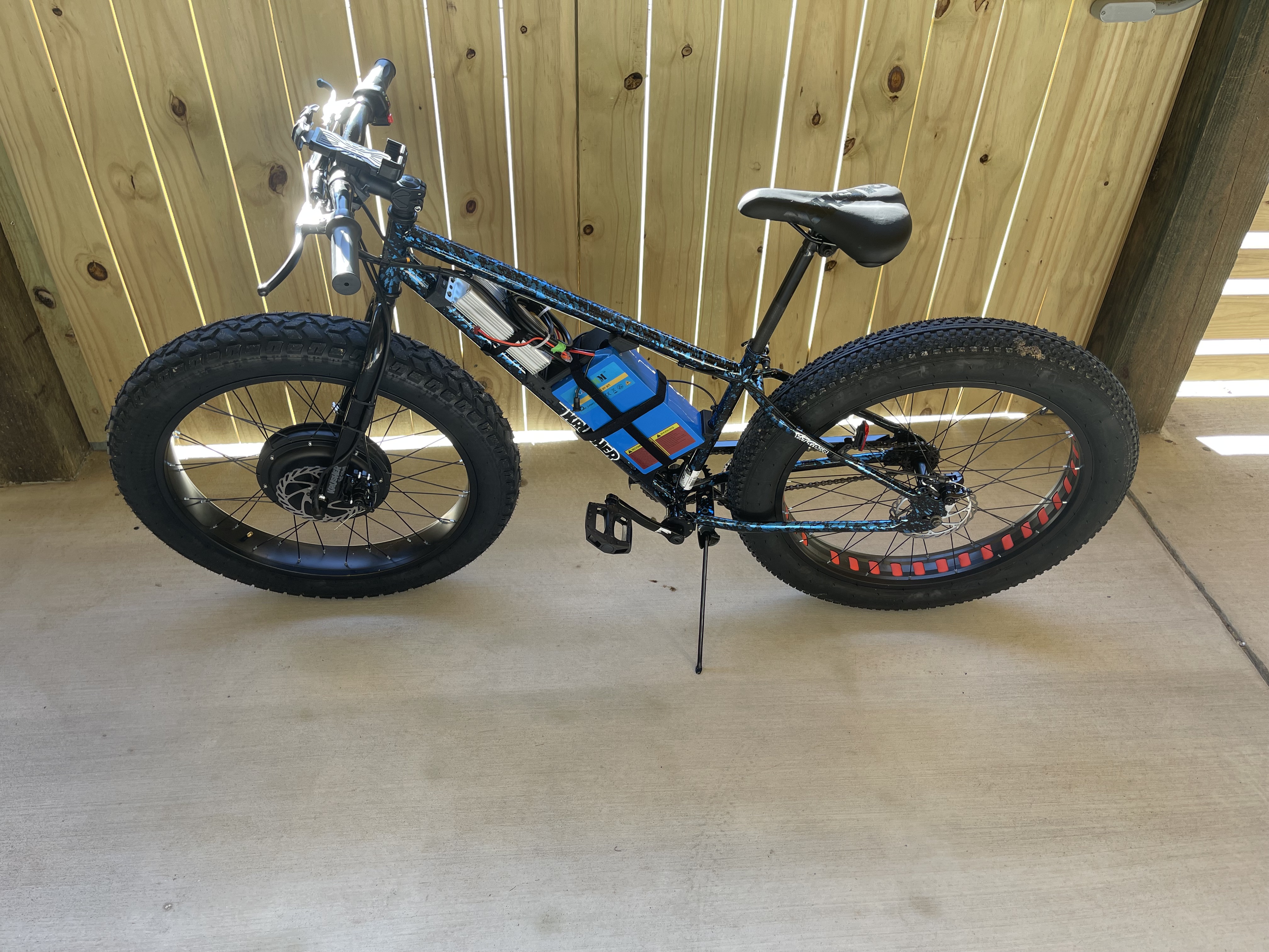 Battery and Controller Mounts for Fat Tire EBike