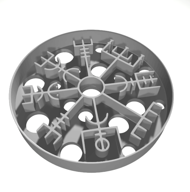 Vegvisir Stamp - the Viking Compass