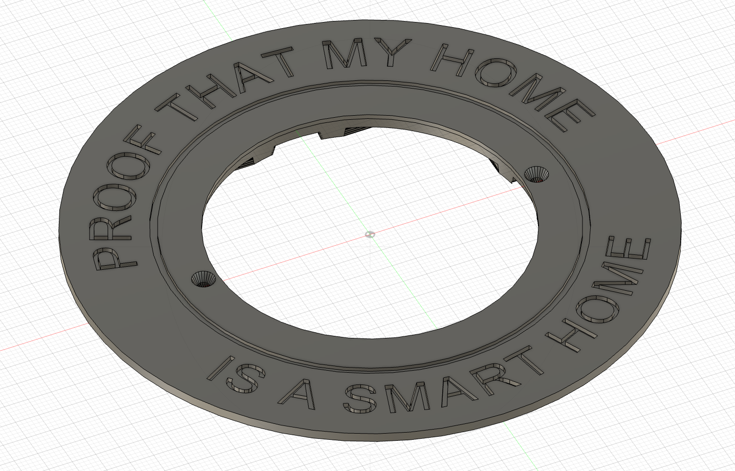 Home Assistant Voice PE - Arc Reactor Mod - Cover