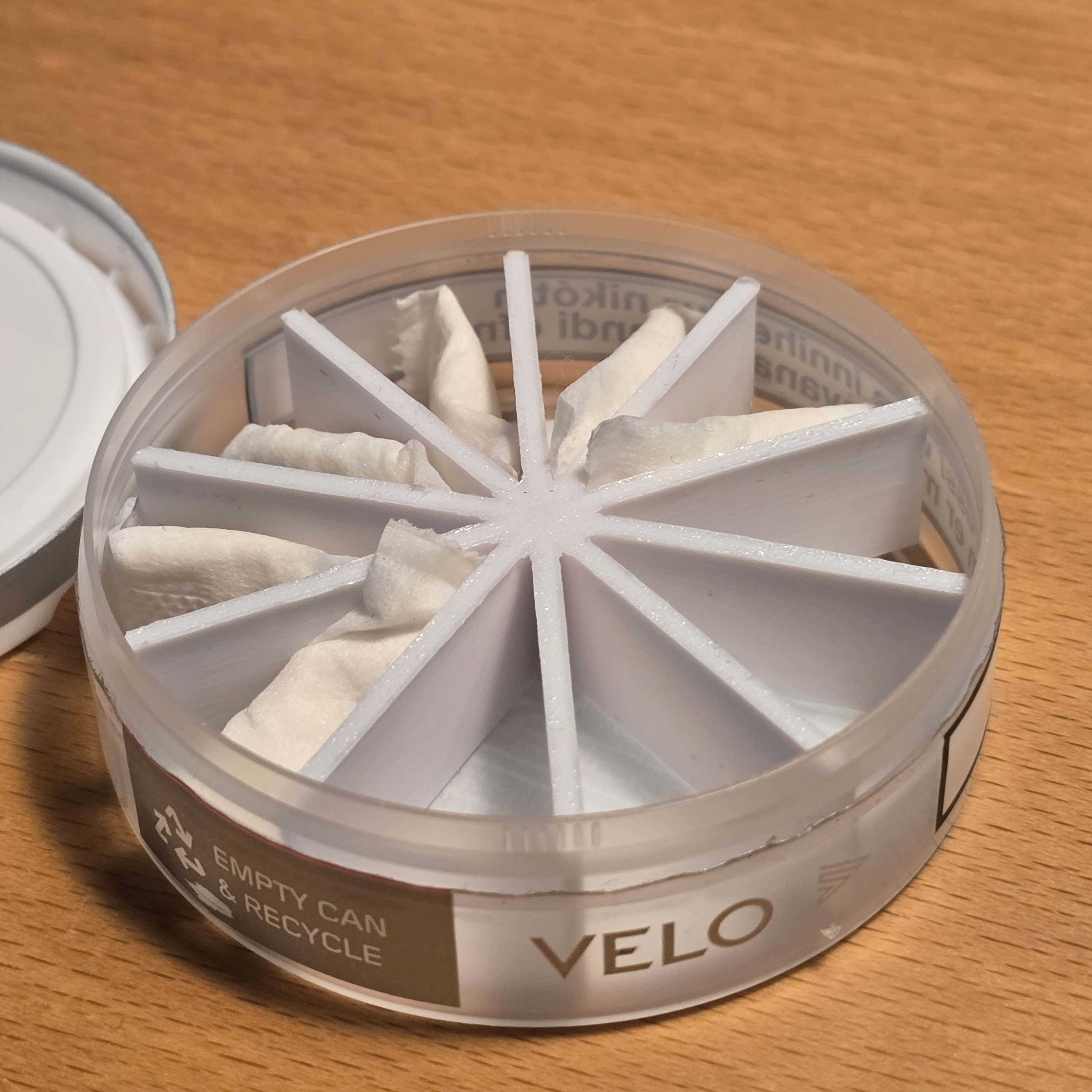 Snus / zyn pouch portioner