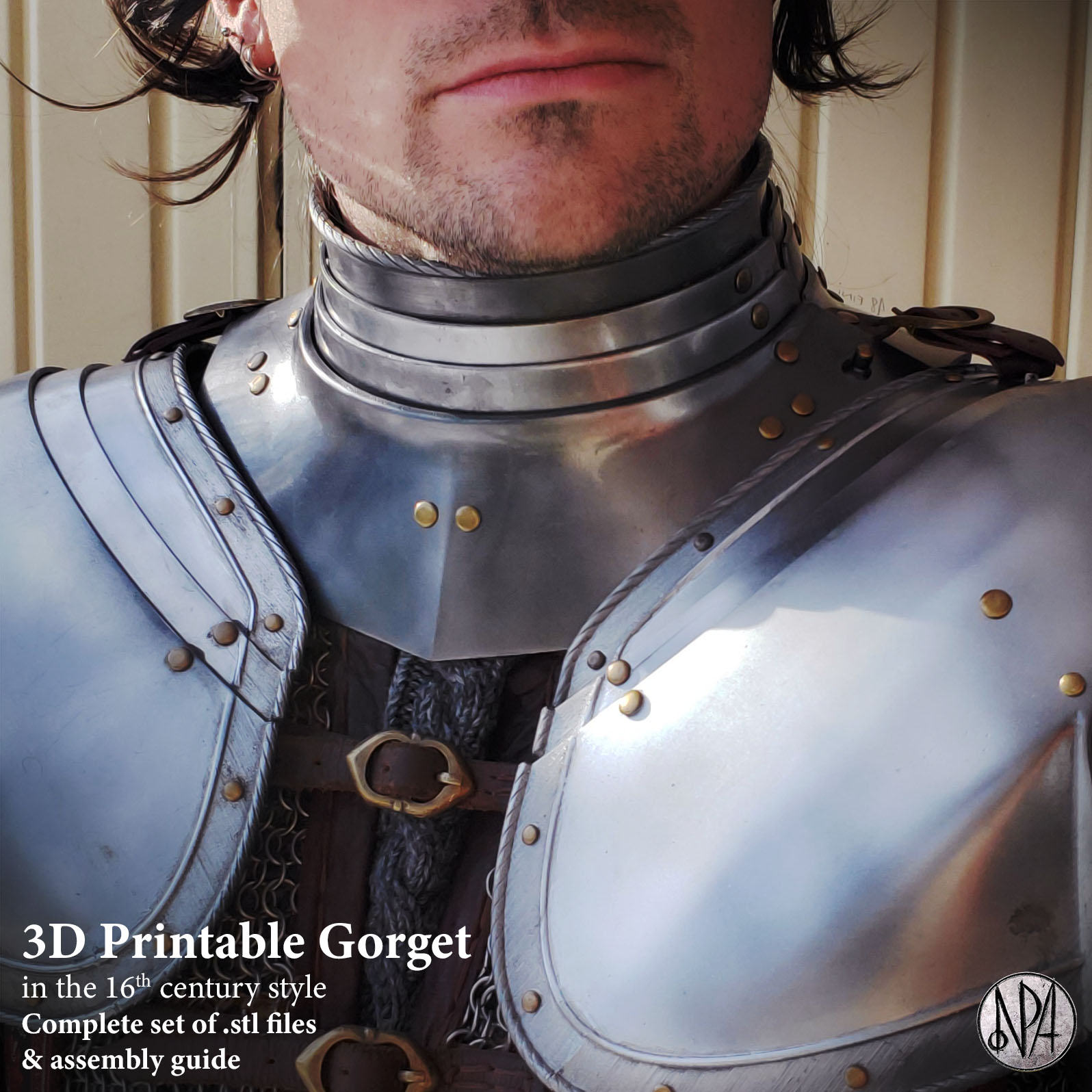 16th Century Plate Armor Gorget (Neck armor)