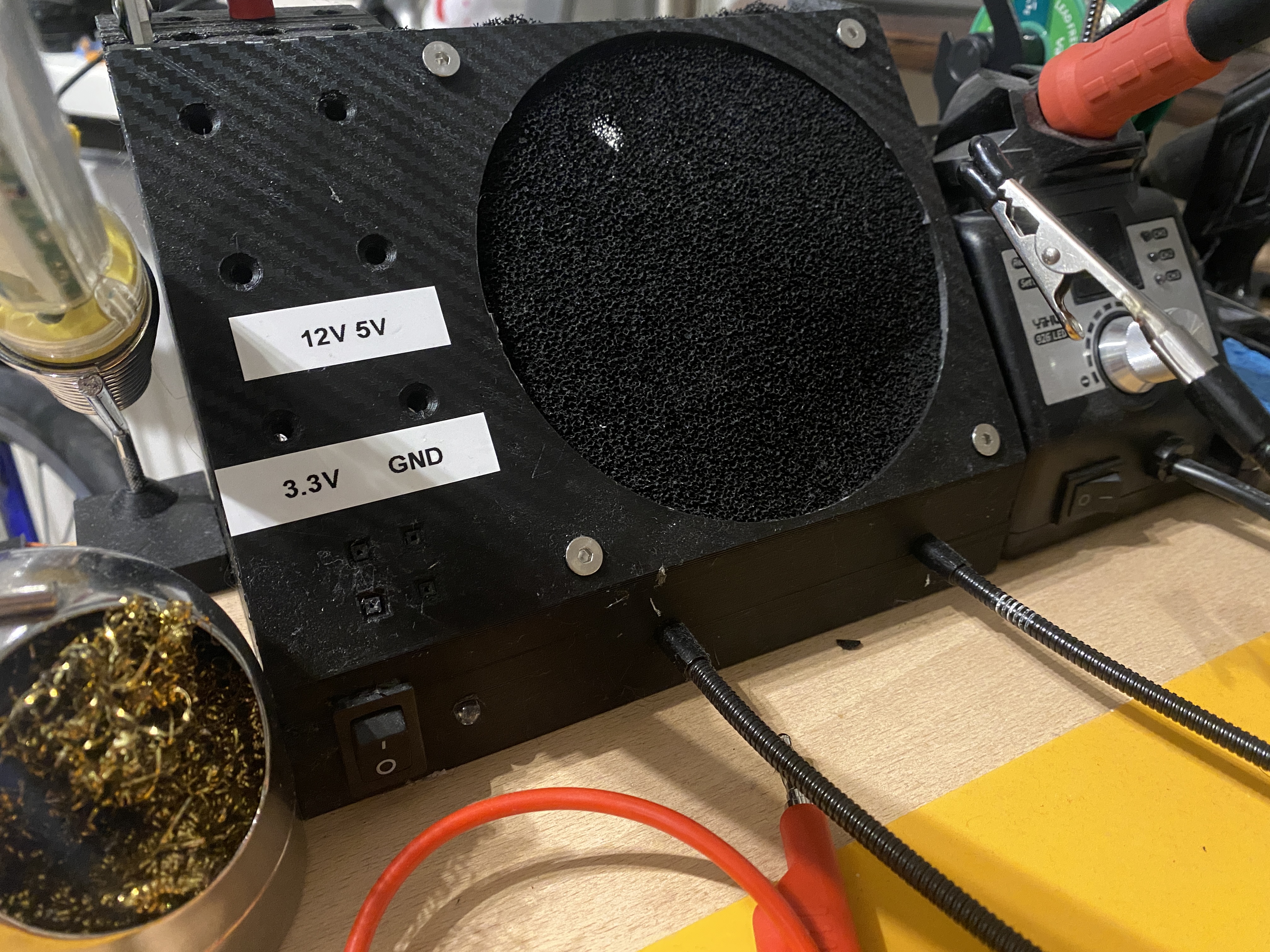 Solder Fume Extractor&PSU multiple voltages