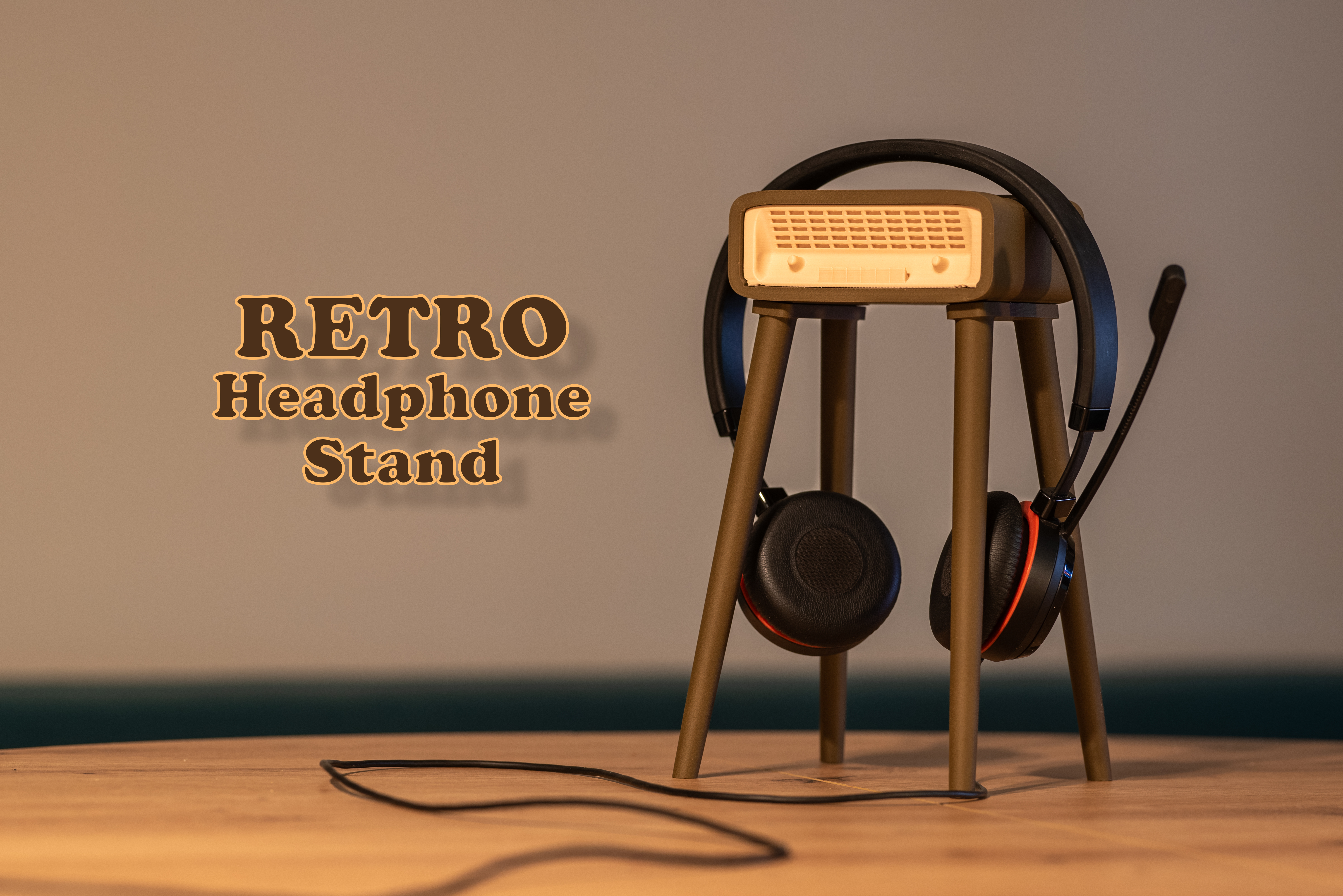 Retro Headphone stand