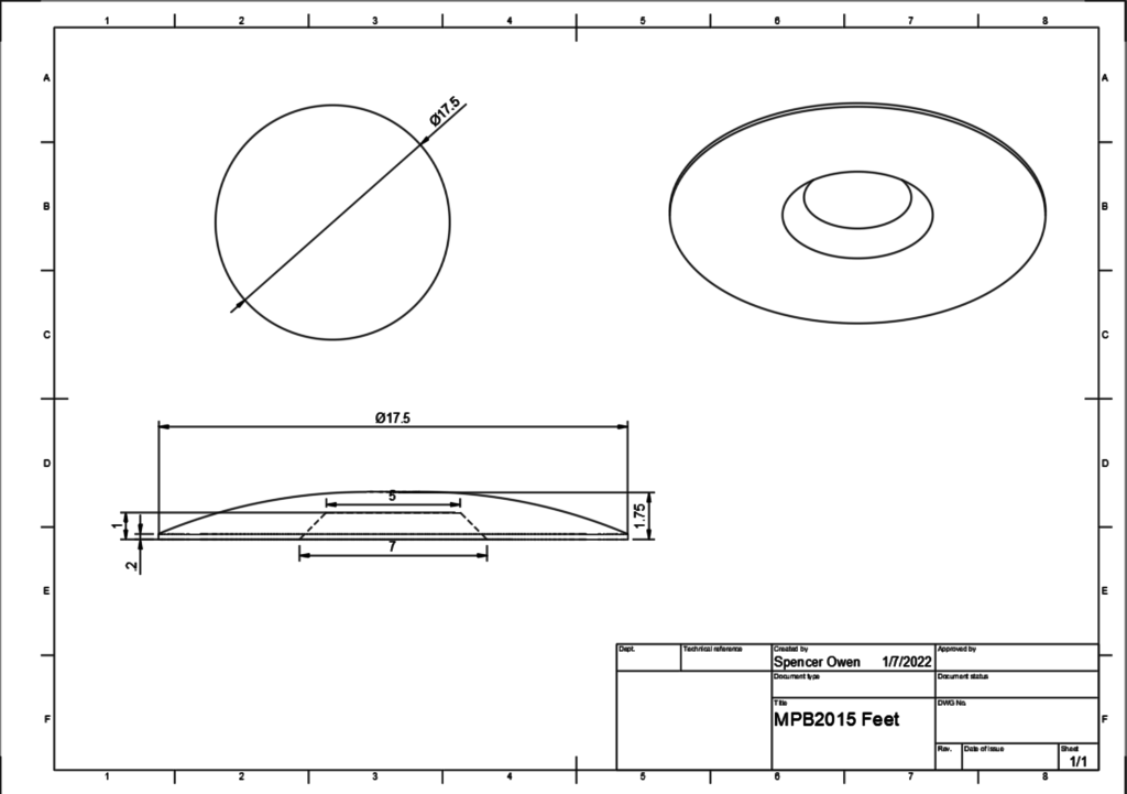 Macbook Pro Feet by spuder Download free STL model