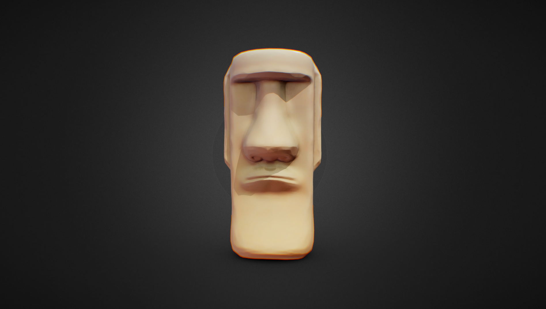 Moai Head Statue