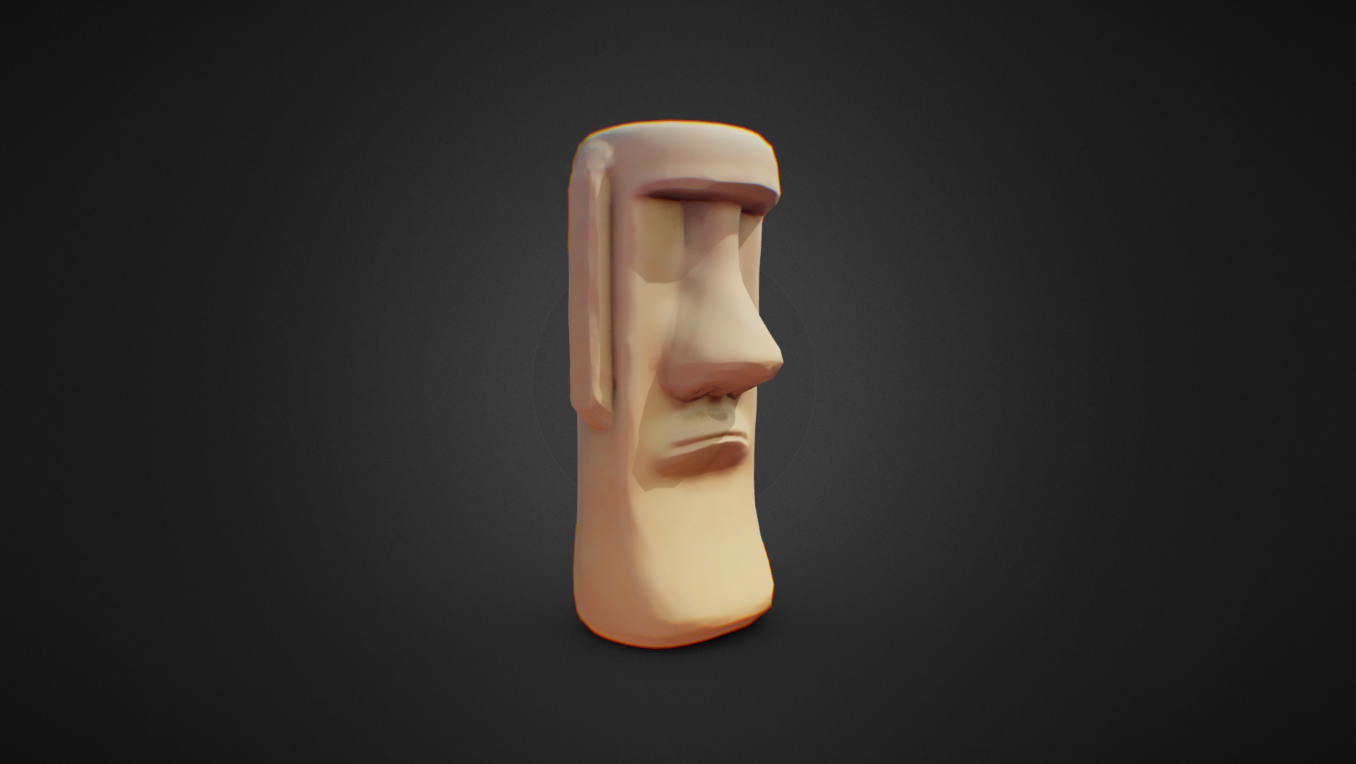 Moai Head Statue — miniatura 2
