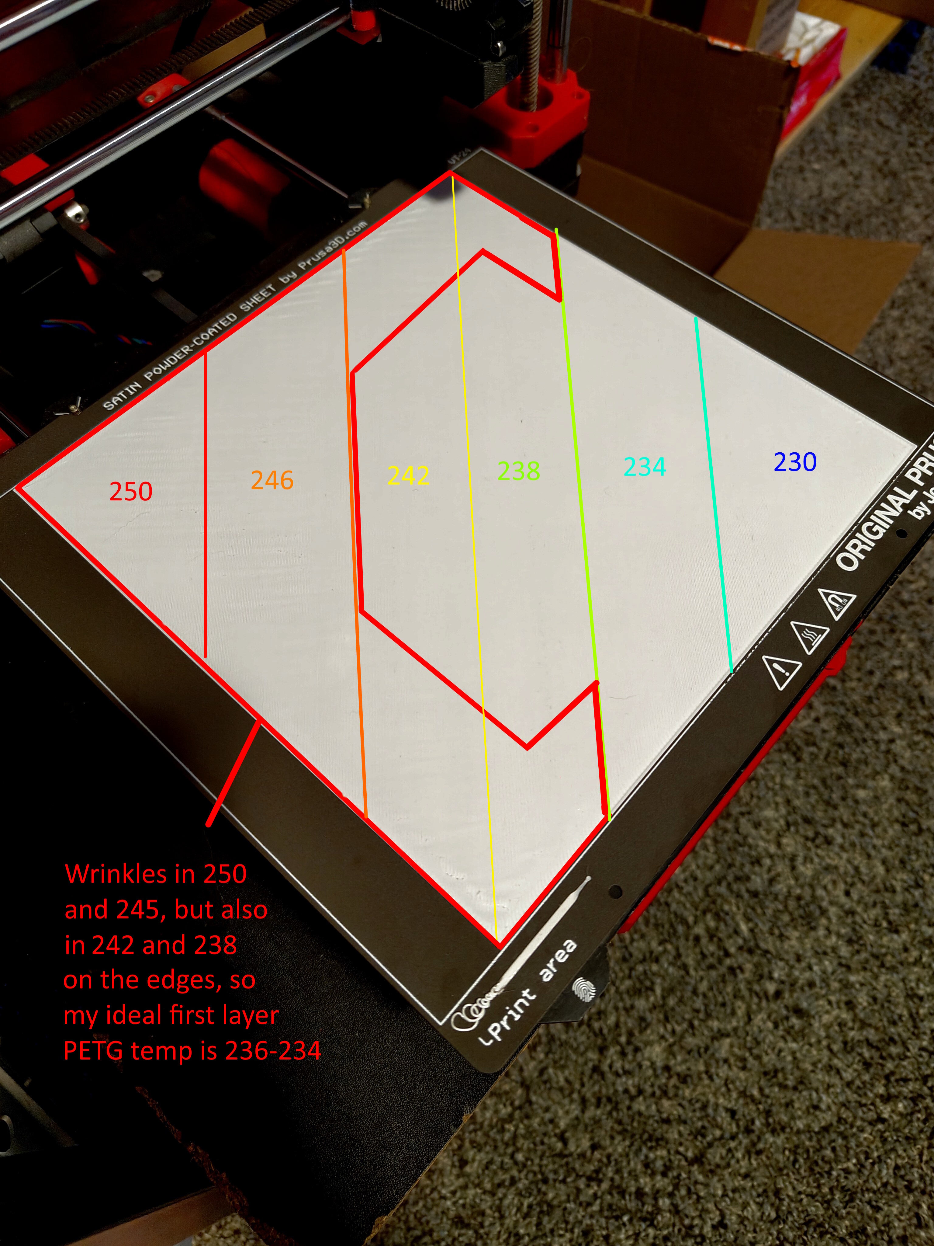 First Layer Temperature Calibration - MK4