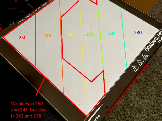 First Layer Temperature Calibration - MK4