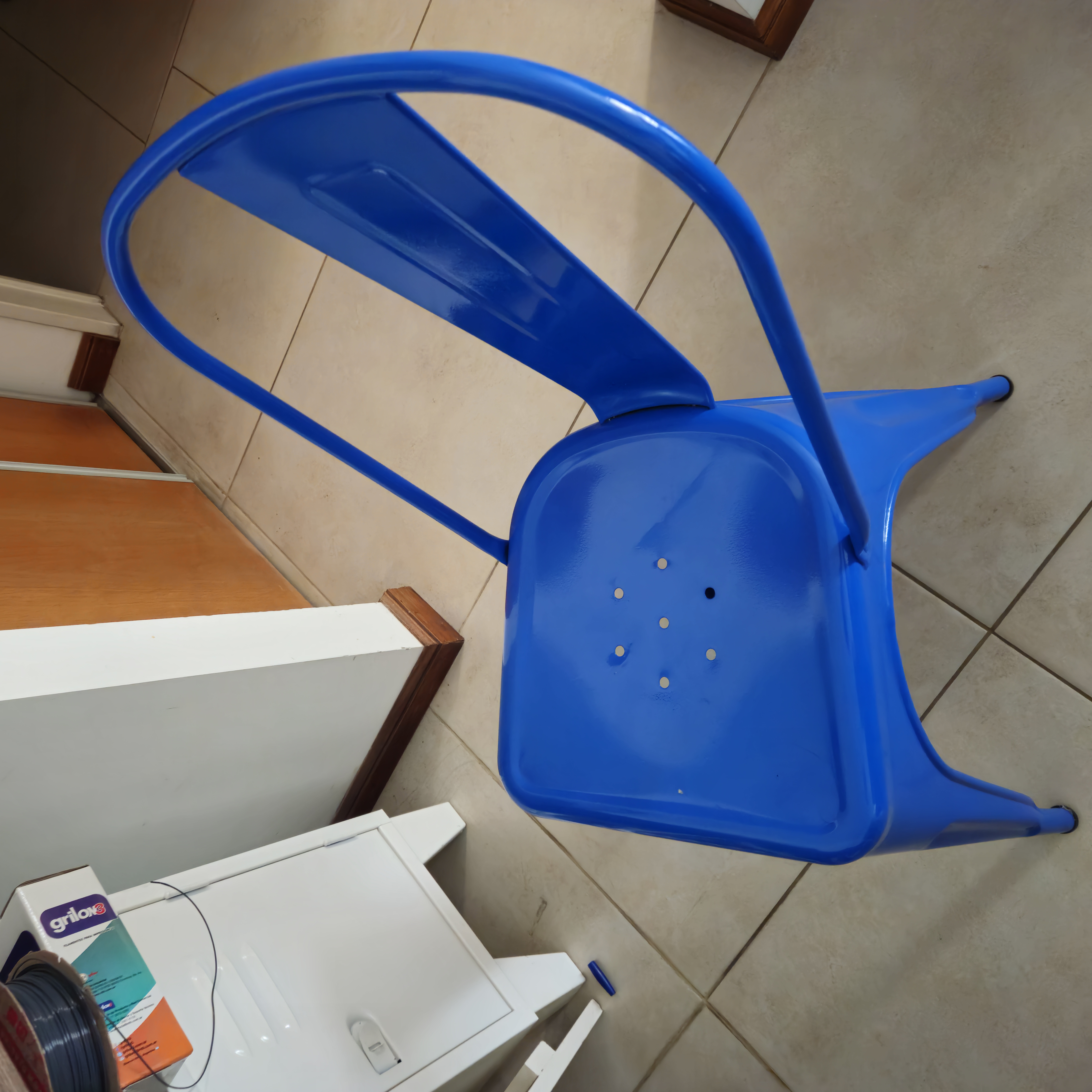 Tolix chair bump