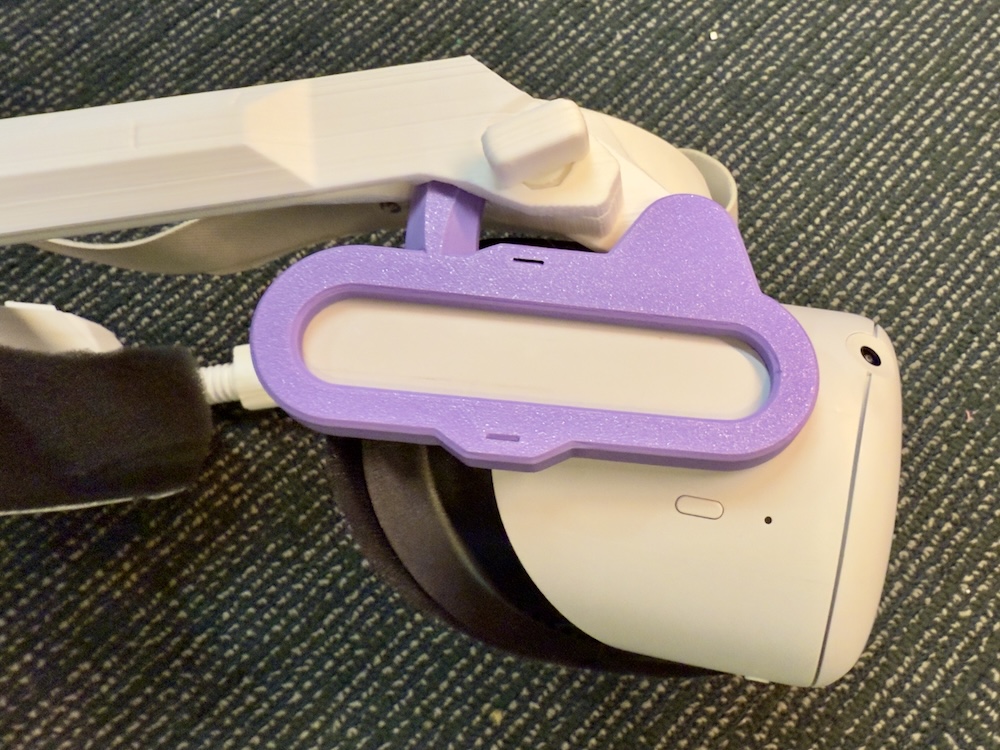 Quest 2 Pivots for the GearHead Quest 3 Strap 3D model thumbnail