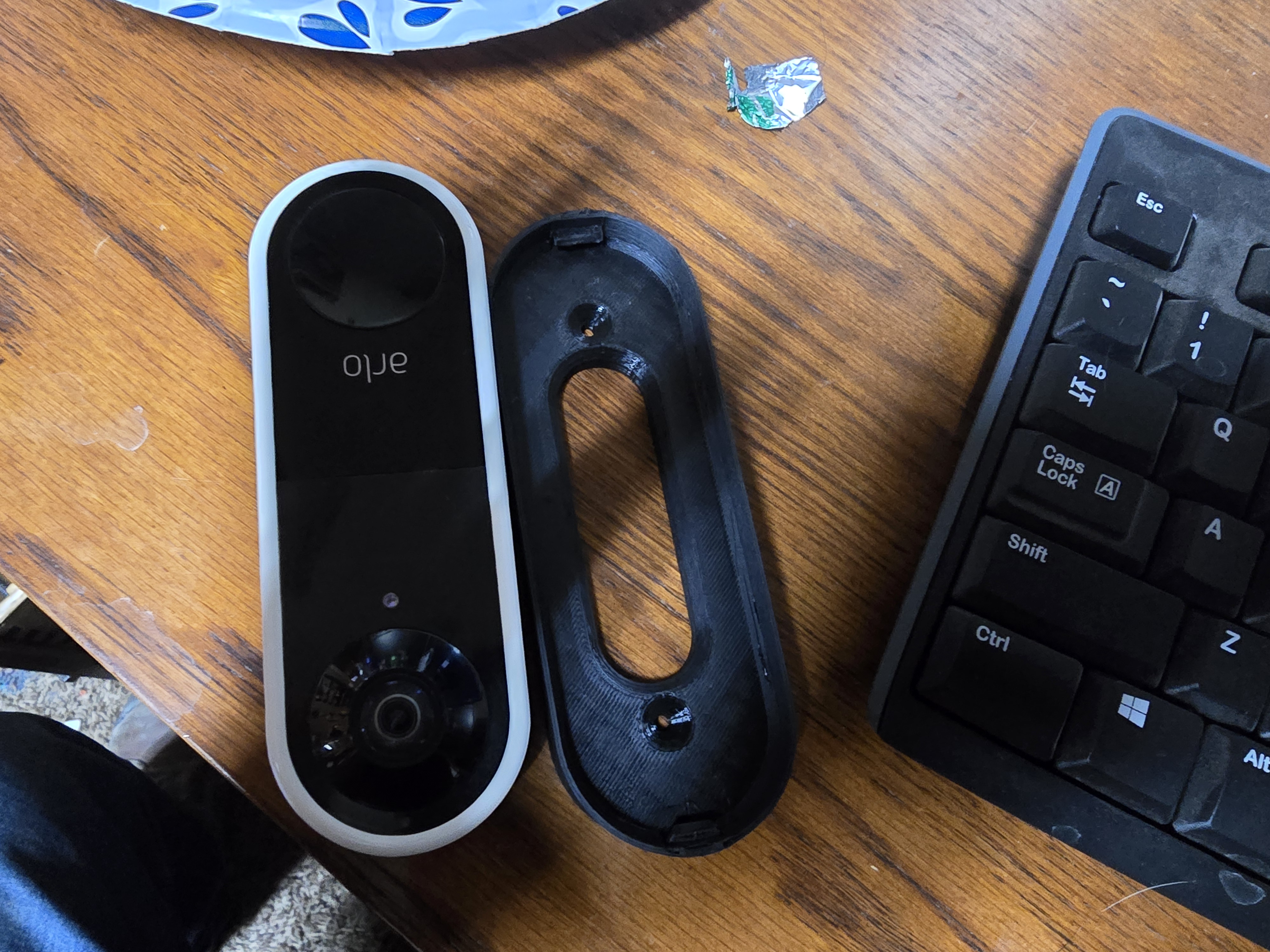 mounting plate for Arlo doorbell