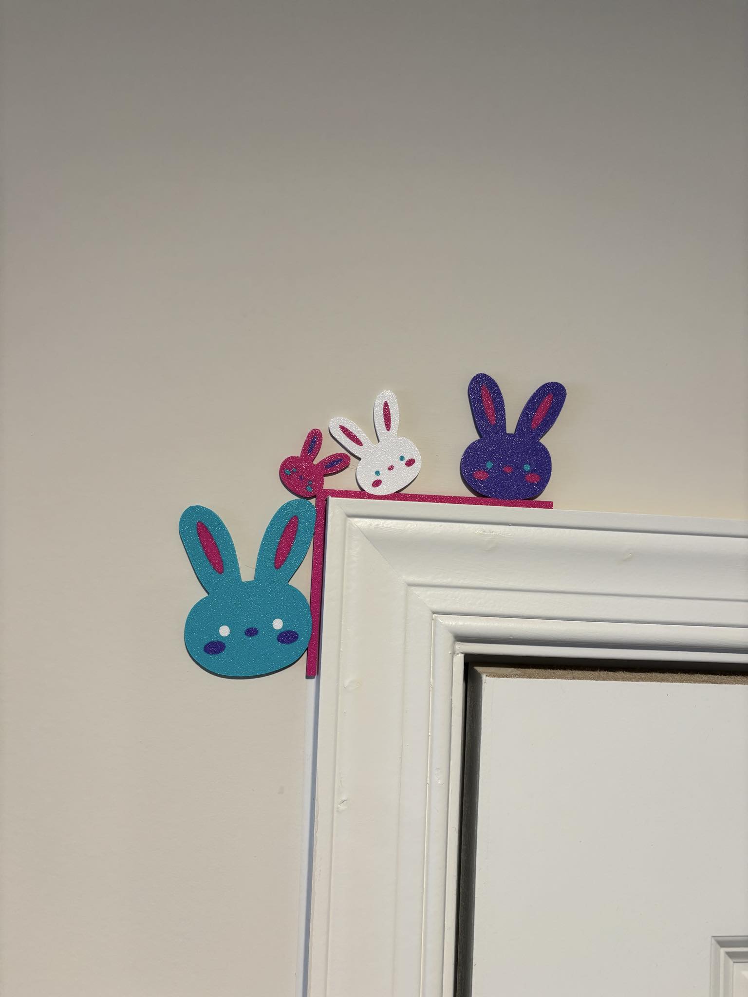 Easter Bunny Door corner decoration