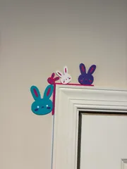 Easter Bunny Door corner decoration