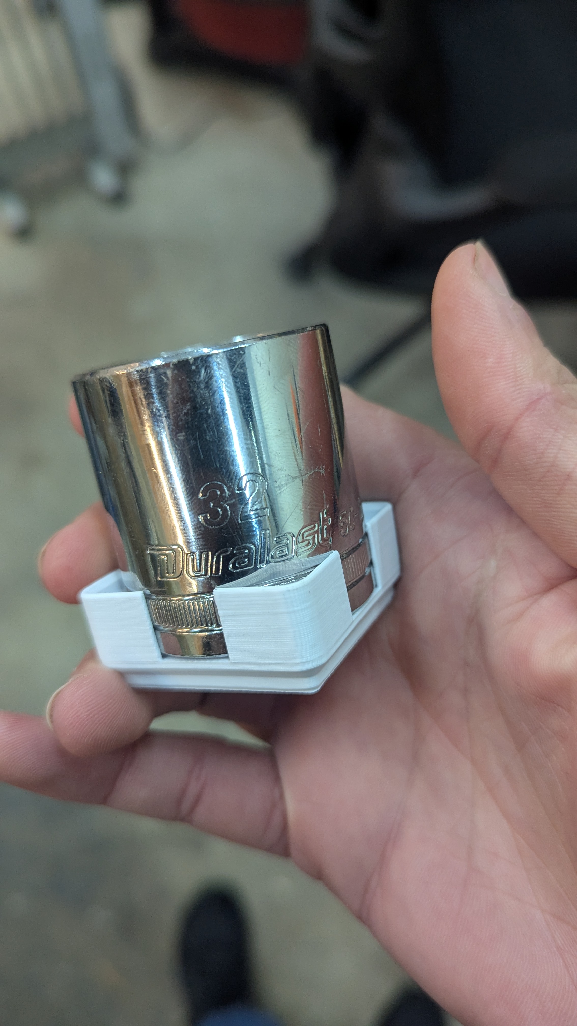 Gridfinity 32mm Socket Holder