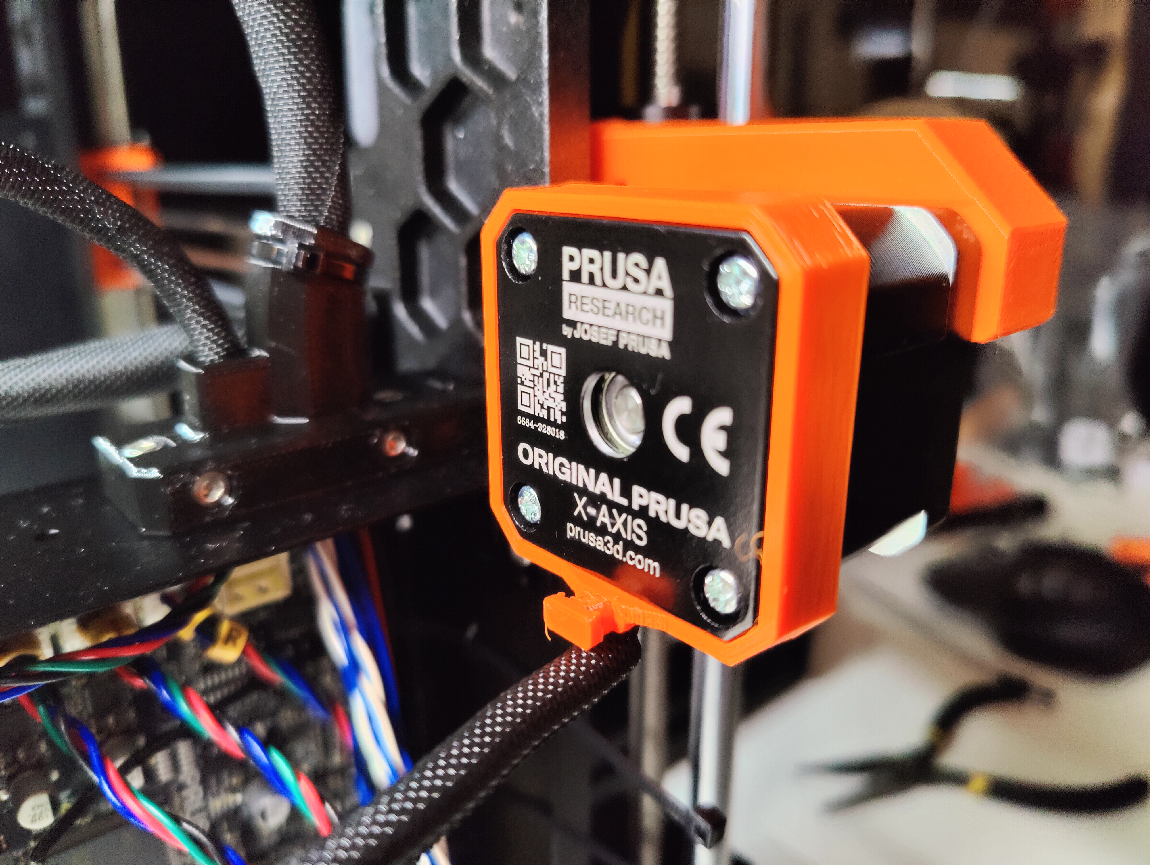 MK4/MK4S X-Motor Cable Protection - Cable Fastening to the Rear