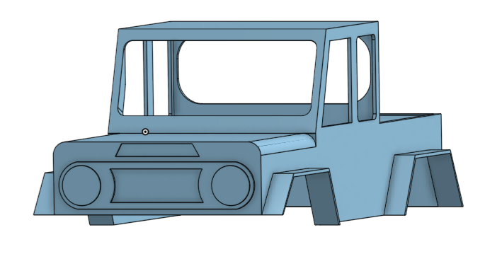 SCX24 Deadbolt classic cruiser new body design WILL PRINT!