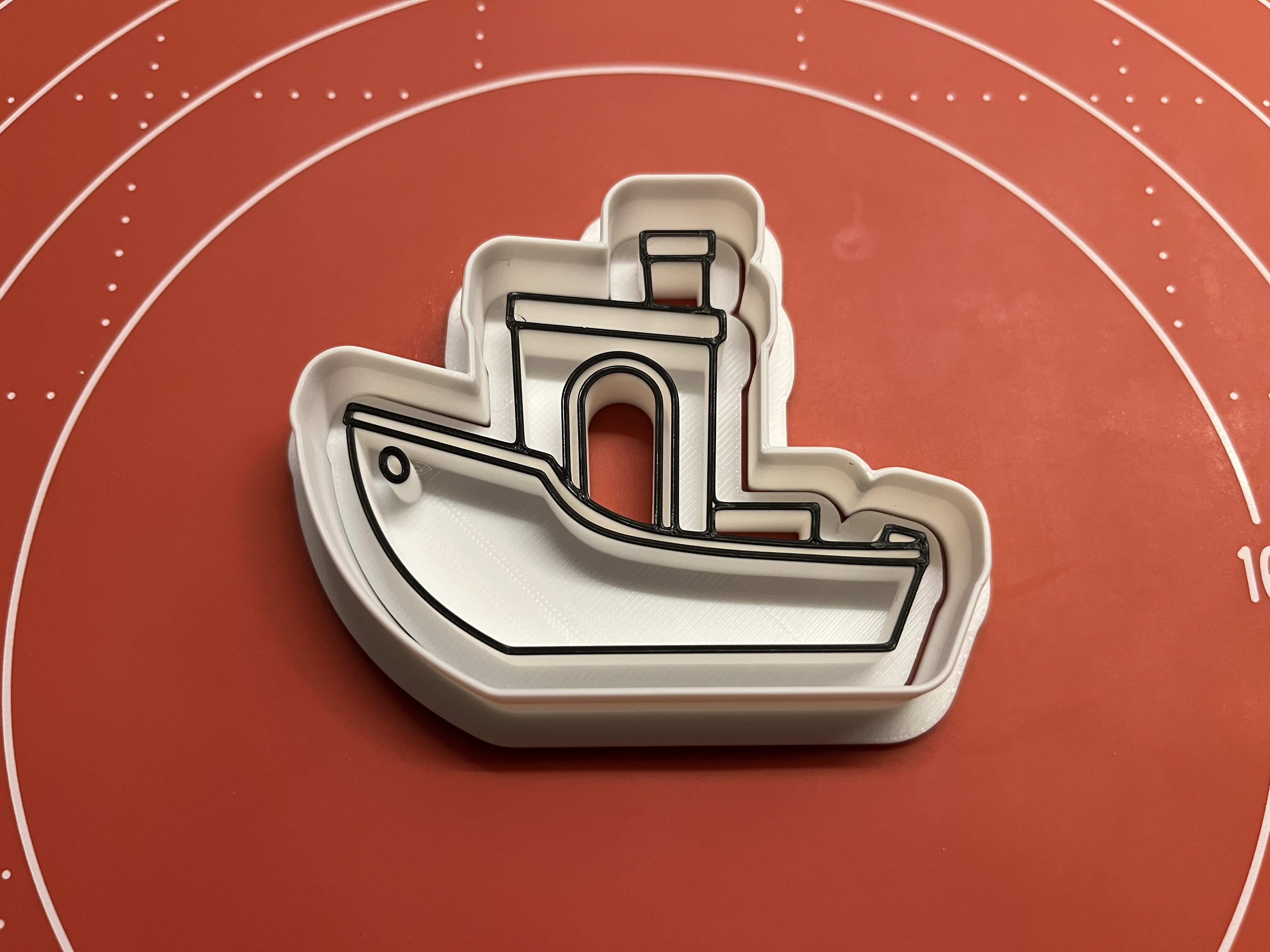 Miniatura 2 do modelo 3D 3D Benchy cookie cutter