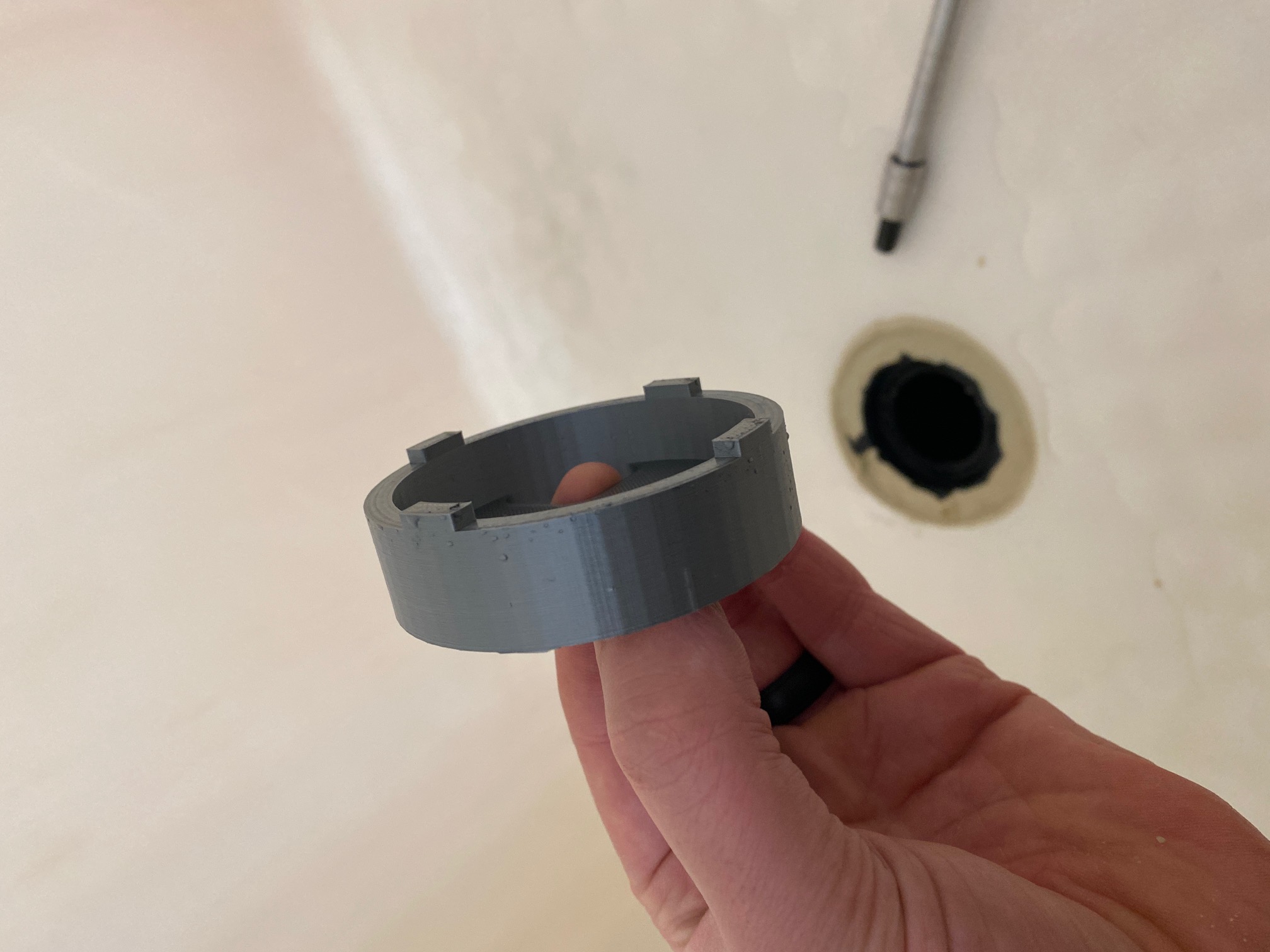 Shower Drain Tool by Dustin Cook Download free STL model