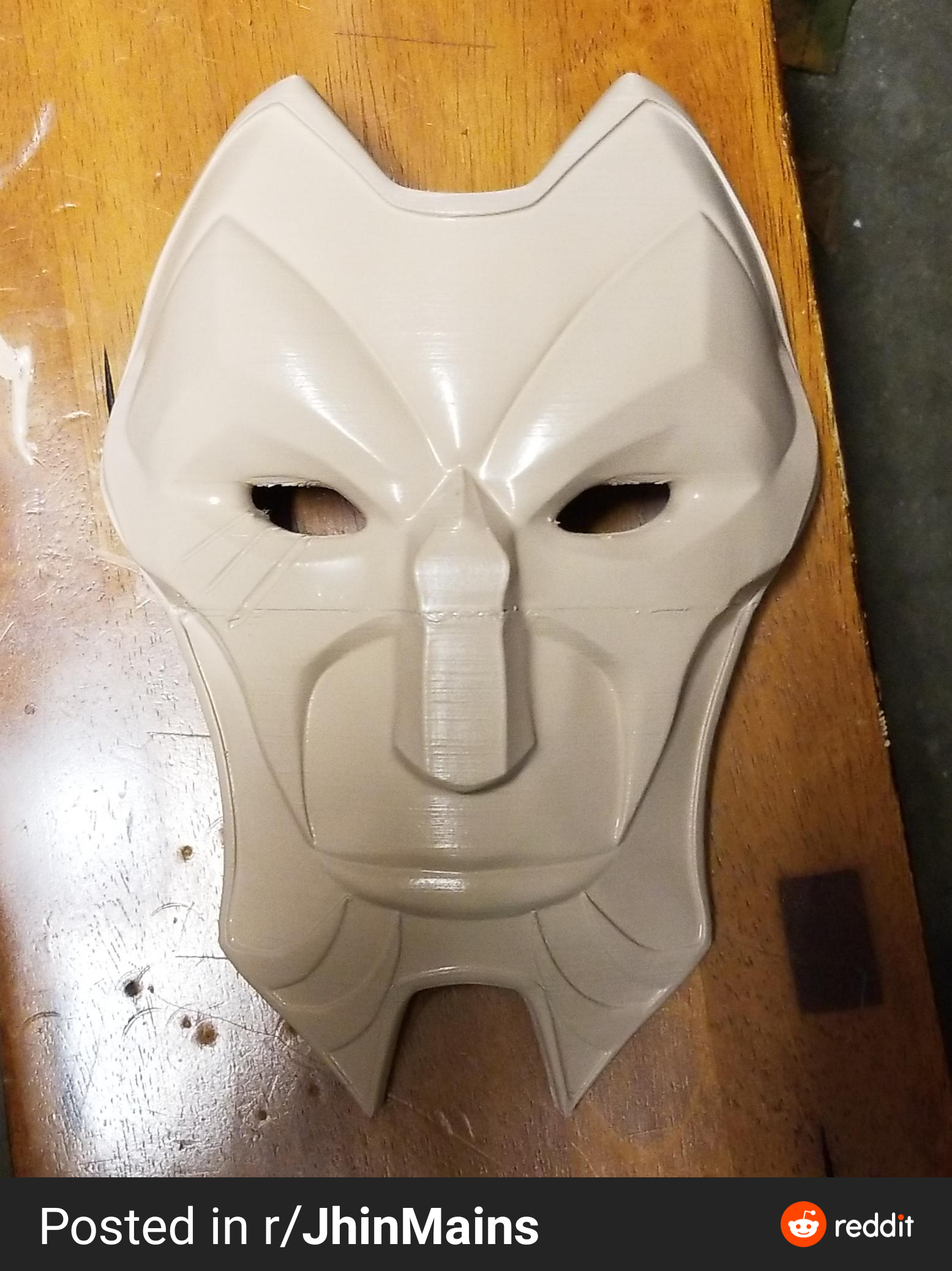 Jhin's mask from League of Legends