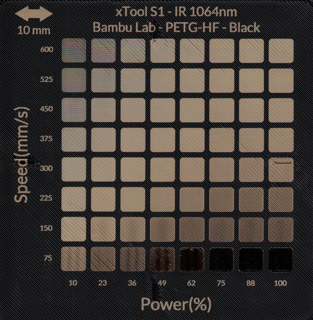 xTool Material Test Array Coupon — miniatura 4