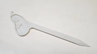 Eggplant or Zucchini Plant Tag