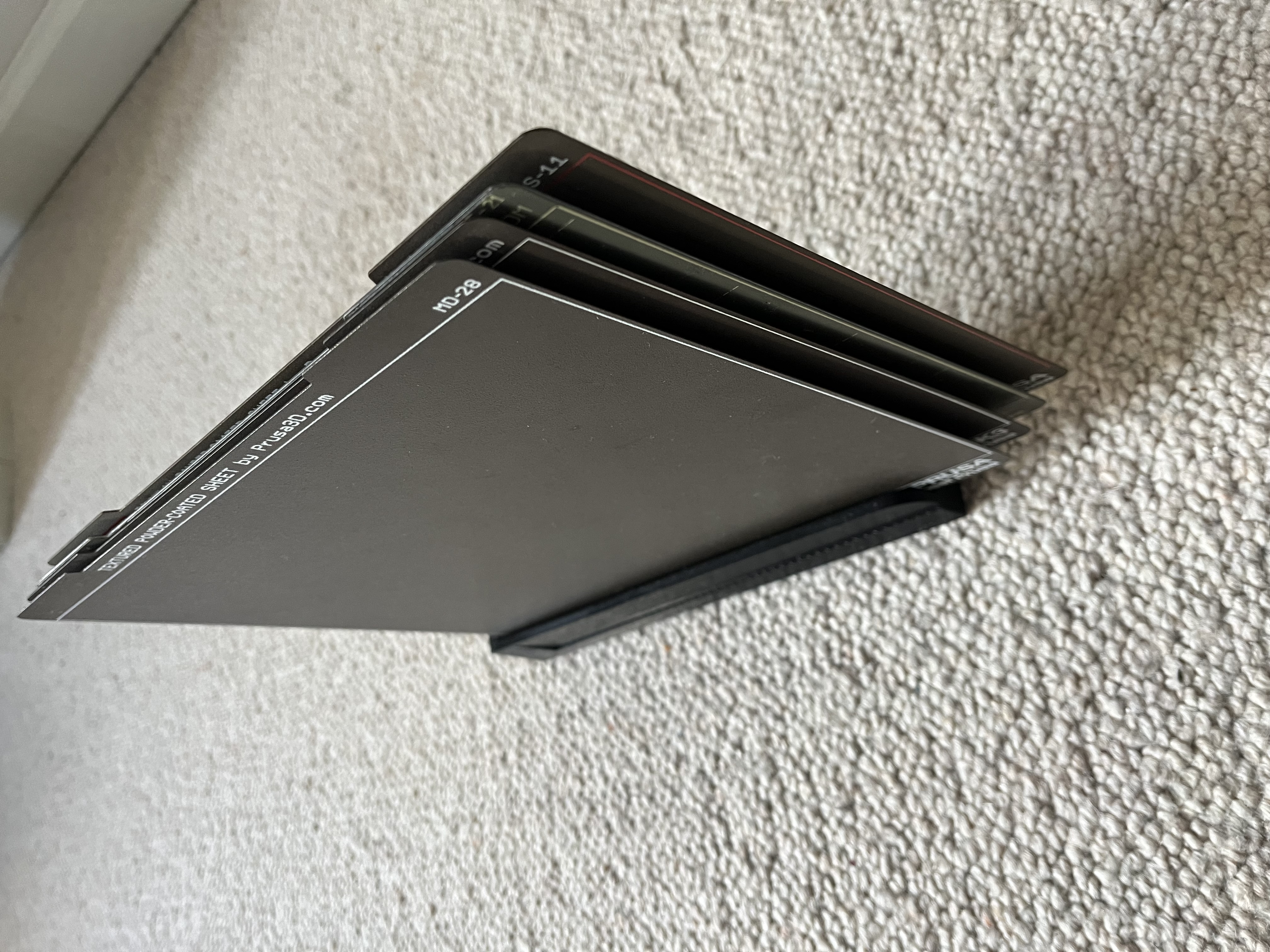 PEI Steel sheet stand / holder