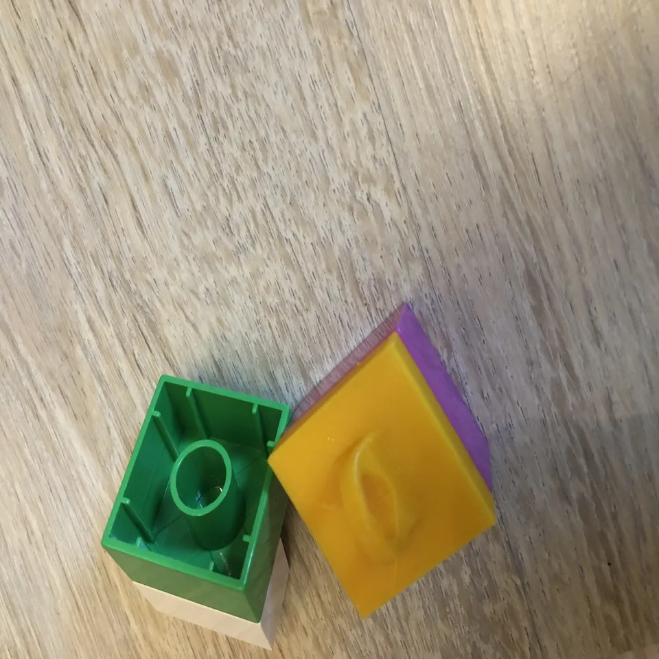 Lego Duplo Toy Crane Hook - working by ink