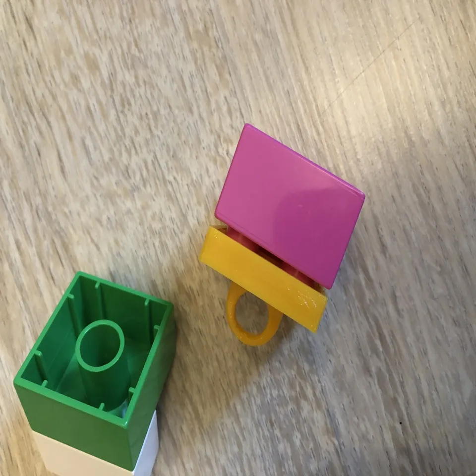 Lego Duplo Toy Crane Hook - working by ink, Download free STL model