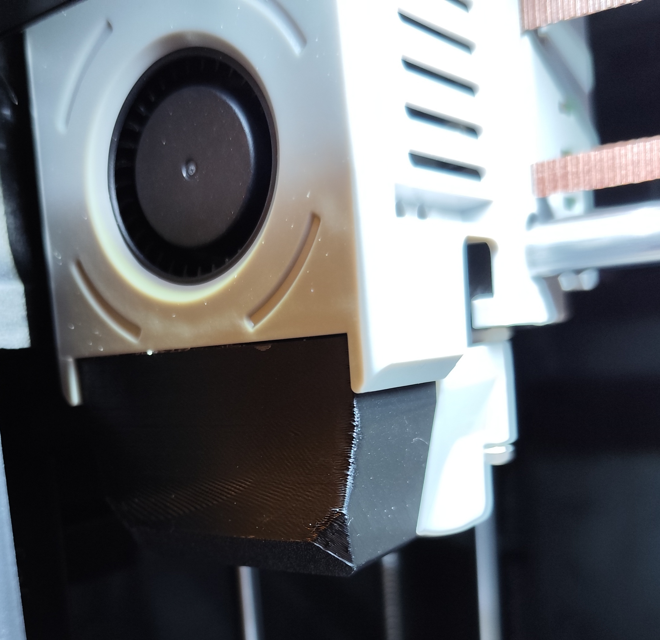 Qidi Q1 Pro 360° part cooler duct: Mod for Volcano nozzle