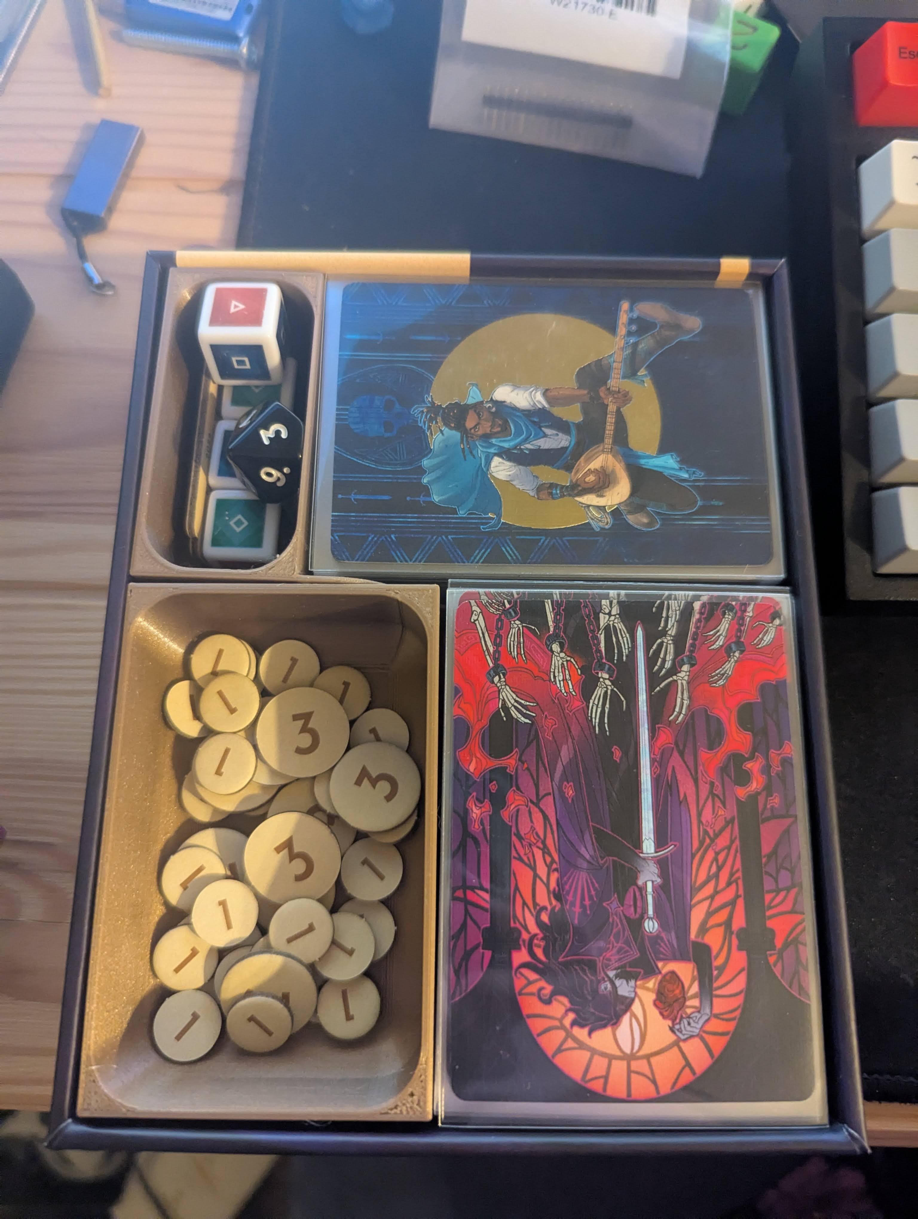 Kinfire Delve Box Insert (fits sleeved cards)