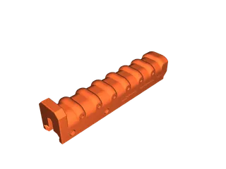 X-shot Fury X Top Rail Grip by thepaperskeleton | Download free