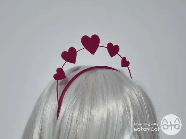 Headband: Hearts Crown
